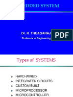 Embedded System: Dr. R. Theagarajan