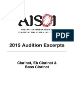 AISOI 2015 Clarinet Excerpts