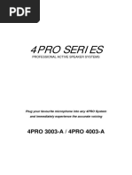 4PRO 3003A 4003A Manual