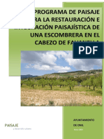 Programa Paisaje Onil