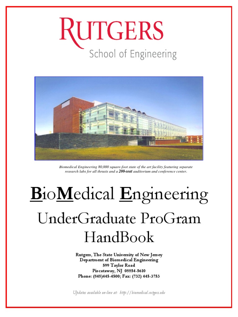 Biomedical Engineering Rutgers Handbook – GCZNU