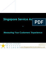 Measuring Your Customers Experience by Singapore Service Academy