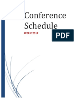 Conference Schedule