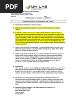 2a Avaliação_Preparação Do Resumo_abstract