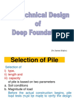 Geo Tech Design of Pile