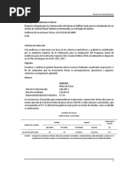 Proyecto Integral para La Construcción Del Anexo Al Edificio Sede para La Instalación de Un Centro de Justicia Penal Federal en Hermosillo, en El Estado de Sonora