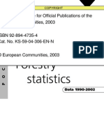 Forestry Statistics: Luxembourg: Office For Official Publications of The European Communities, 2003