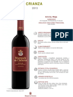 Http Www.marquesdecaceres.com Wp Content Uploads 2013 10 Crianza 2013 Espanol