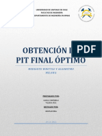 Obtención Del Pit Óptimo PDF