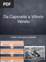 Da Caporetto a Vittorio Veneto Slide