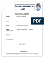 Informe de Trafico Linfocitario