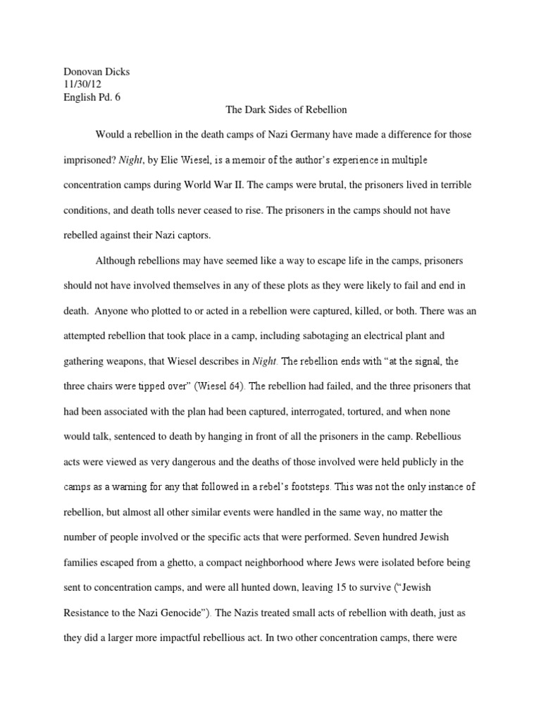 Night argumentative essay picture