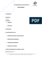 Esquema de Plan de Trabajo