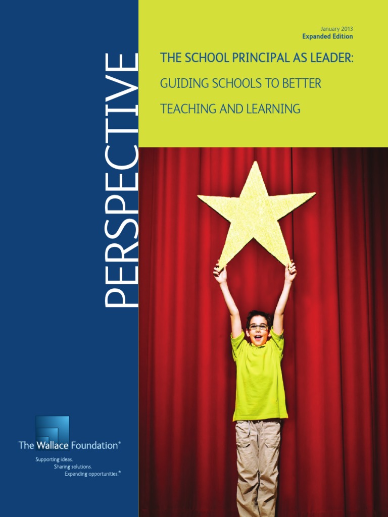 Principal Leadership for School Success | PDF | Education Reform ...