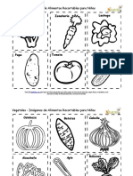 Es Spanish Kids Food Flash Cards Vegetables PDF