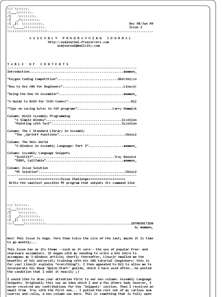 Win32 Assembly Coding For Crackers