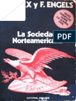 C Marx y F Engels La Sociedad Norteamericana PDF