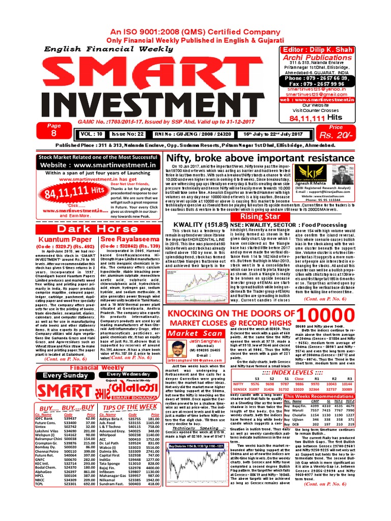 10 Examples | PDF | Stocks | Market Trend