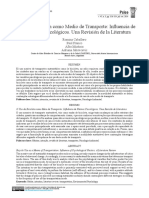 Psicología Ambiental y uso de bicicleta