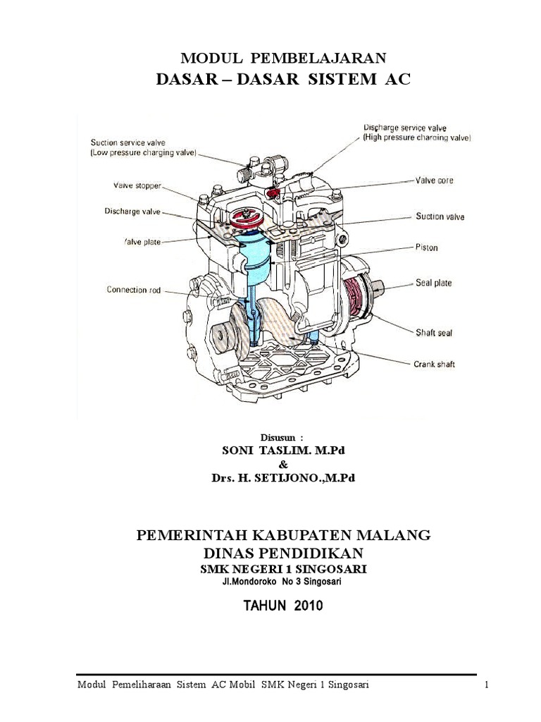 Pemeliharaan Sistem AC Mobil Dasar | PDF