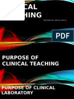 Clinical Teaching: Prepared By: Abigail Basco