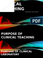 Clinical Teaching Models & Methods