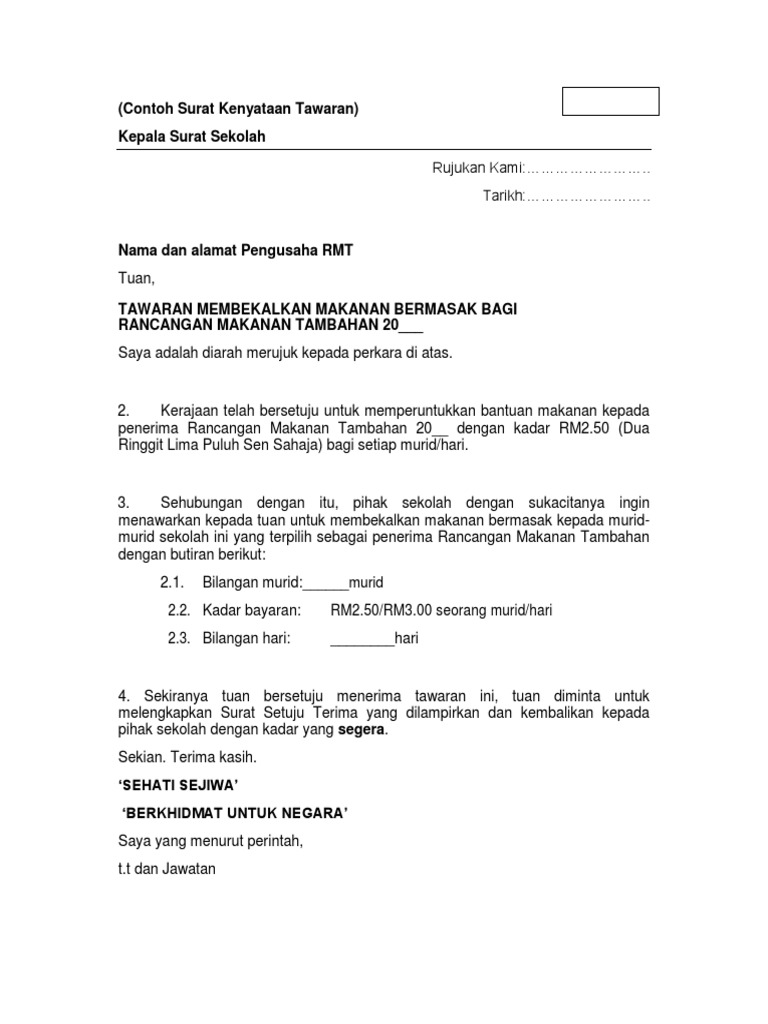 Contoh Surat Pdf