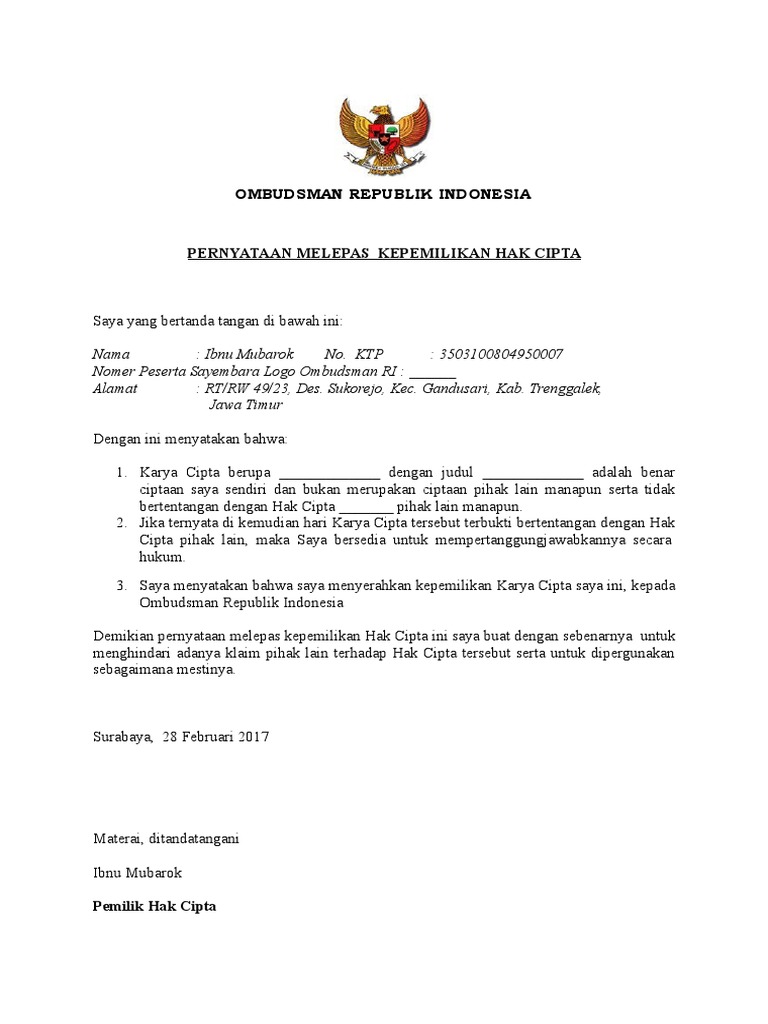 Apa Itu Surat Pelepasan Tanggungan