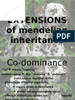 EXTENSIONS of Mendelian Inheritance
