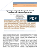 Improving Reading Skills Through Self-Directed Strategy Among EFL Students in Jordan