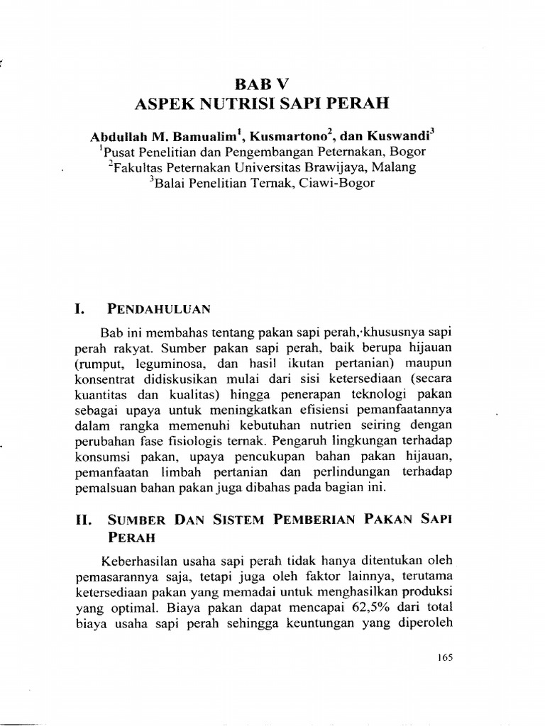 Info Sapi Perah09 BAB5 PDF | PDF | Kesehatan Holistik