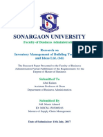 Sonargaon University: Faculty of Business Administration