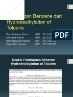 Production of Benzene Via The Hydrodealkylation of Toluene
