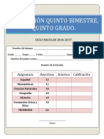 5c2b0 Grado Examen Quinto Bimestre