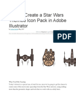 How To Create A Star Wars Themed Icon Pack in Adobe Illustrator