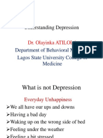 Understanding Depression: Dr. Olayinka ATILOLA