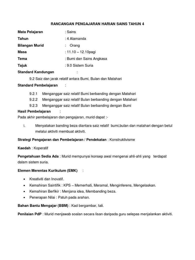 Rph Sistem Suria 2