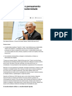 Zygmunt Bauman - o Pensamento Do Sociólogo Da - Modernidade Líquida - Resumo Das Disciplinas - UOL Vestibular