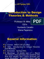 Introduction To Design Theories & Methods