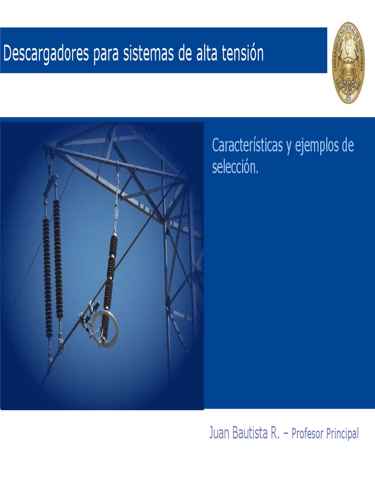 Selección y características de pararrayos | PDF | Transformador ...