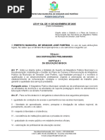 Lei Nº 134 Estatuto Do Magisterio Texto Consolidado
