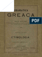 Gramatica Greacă. Volumul 1 Etimologia PDF