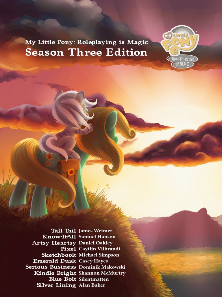 My Little Pony - Roleplaying Is Magic, Season Three Edition PDF | PDF ...