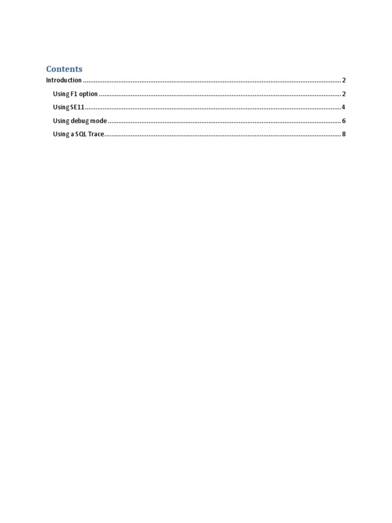 How To Find Table Names in SAP | PDF | Data Management | Information ...