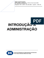 Introdução À Administracao