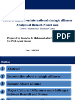 Cultural Impacts On International Strategic Alliances, Analysis of Renault-Nissan Case