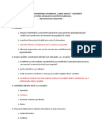 Grile REZOLVATE FMAM Metodologia Cercetarii PDF