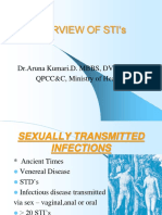 Overview of Sti'S: DR - Aruna Kumari.D. MBBS, DVD, MHA QPCC&C, Ministry of Health