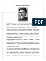 Biografía de Nikola Tesla