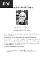 Jackson Mary Nao Sabia 1